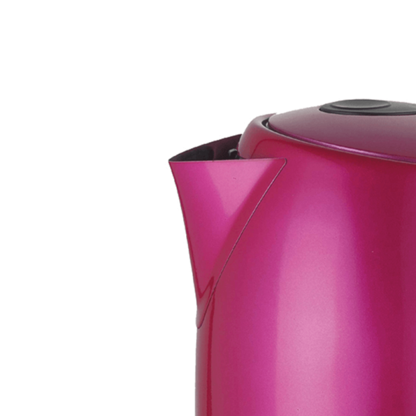 Sonai Kettle Stainless Steel SH-3840 Hot Pink Color 2200 Watt 1.7L LED Lights