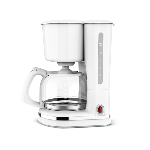 Sonai Coffee Maker- Flair SH-1210- 870 Watt- Capacity of 12cup-White color