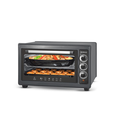Sonai Electric Oven SH-4125, 1300 Watt, 33L, 90 min timer