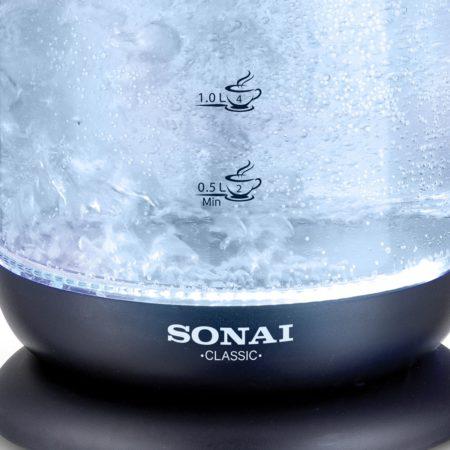Sonai Kettle Classic MAR-3752 2200 Watt 1.7L Bright LED lights