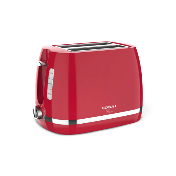 Sonai Toaster - Flair - SH-1820,Red ,870 Watt With 3 Functions