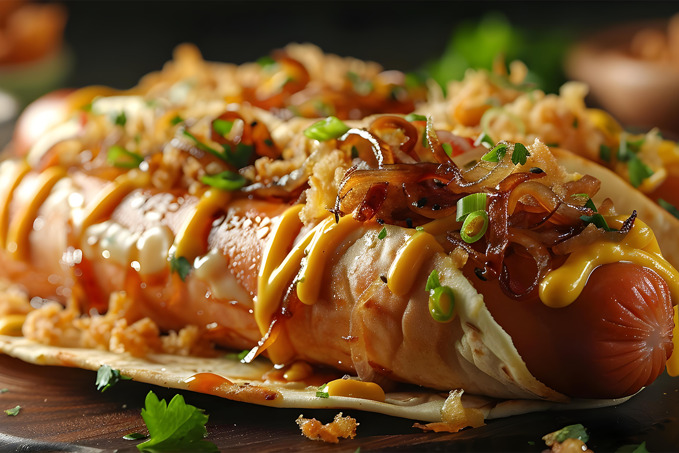 How to Make Hot Dog Tortilla Wraps Using the Sonai Air Fryer SH-511M