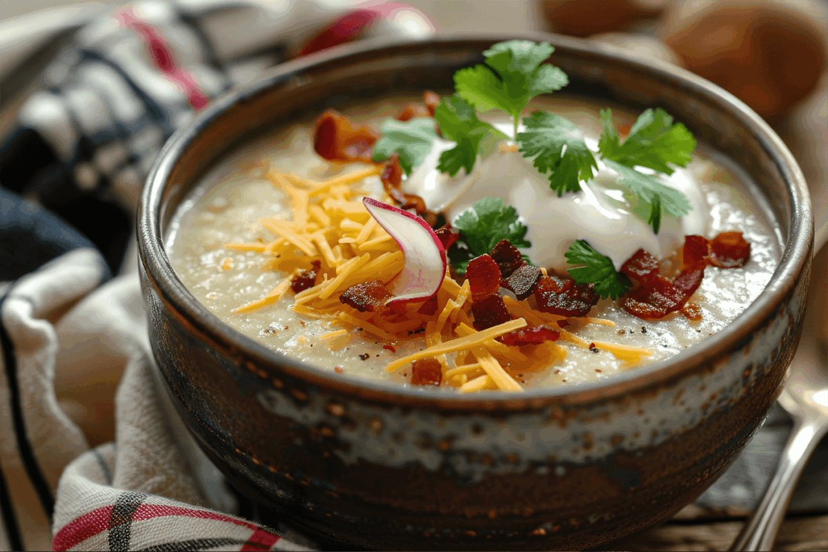 Spicy Mexican Corn and White Chicken Soup Using the Sonai Hand Blender SH-670