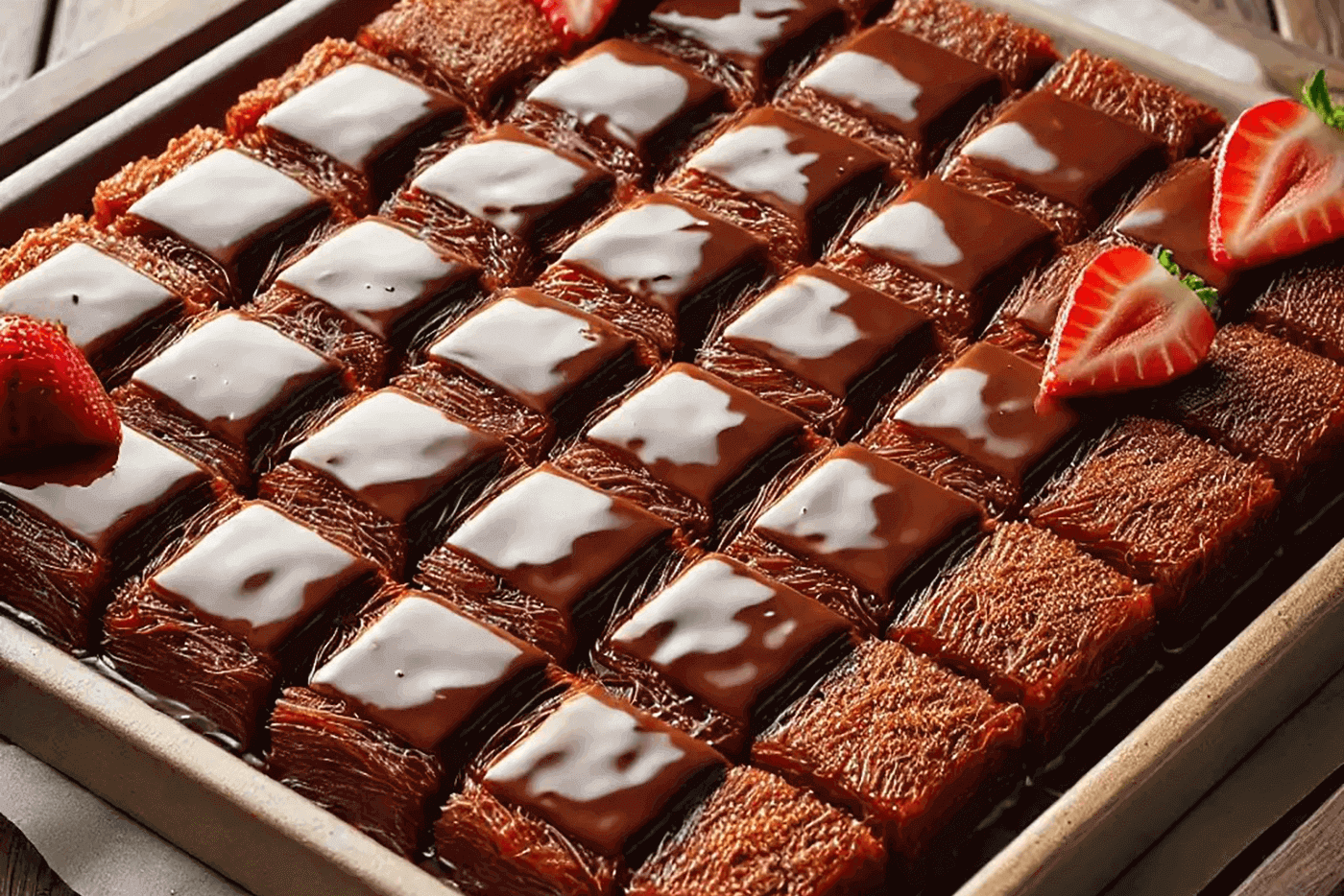 How to Make Chocolate and Strawberry Kunafa Using the Sonai Cook Master Pro Air Fryer MAR-711