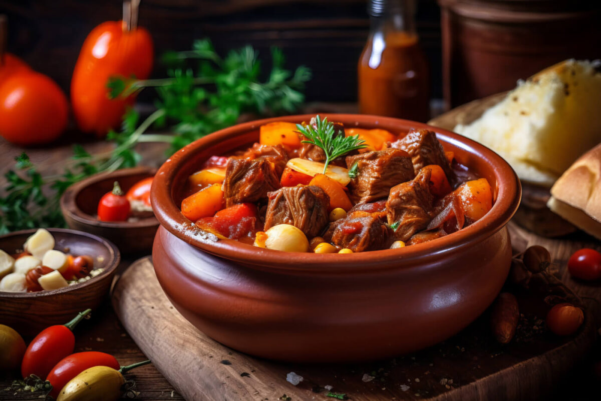 Beef and Vegetable Tagine using the Cook Master Pro Air Fryer from Sonai MAR-711