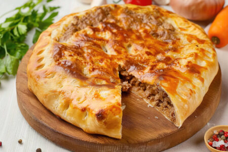 Meat-Filled Rokaak (Crispy Pastry) Using the Grando Meat Grinder from Sona