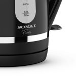 ⁦غلاية مياة سوناي 2200 وات, 1.7, لتر , اسود SH-2021⁩ - الصورة ⁦2⁩