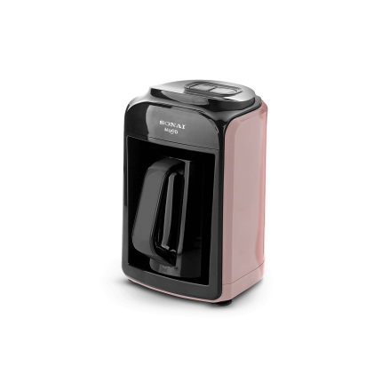 Sonai Turkish Coffee Maker , Mood – MAR-420 – 535 Watt , 4 Cups, Rose Gold