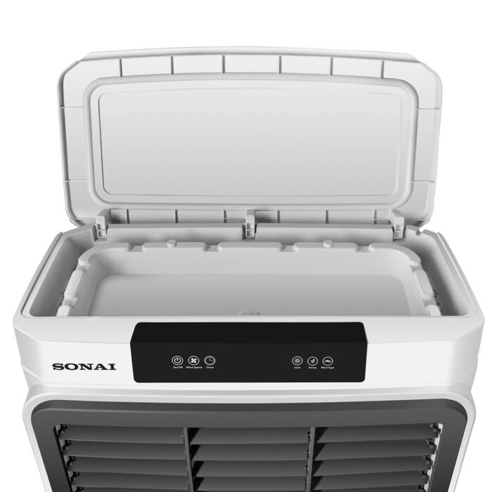 Sonai Air Cooler , Flow Modern , Digital,110 Liters, 3 Speeds Remote , MAR-110DG